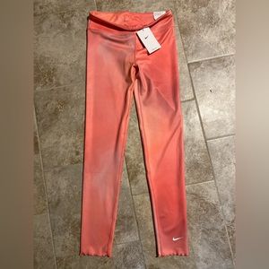 NWT Nike One Girls’ Dri-FIT Printed Training Leggings Size XL